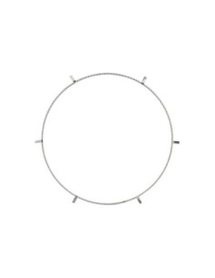 16 Lowrider Square Twisted Wheel Trim Chrome.